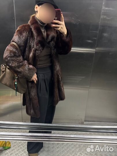 Шуба натуральная норковая