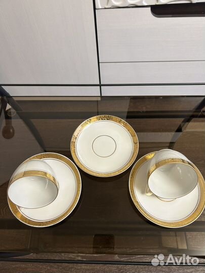 Чайная пара лфз костяной фарфор