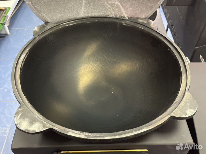 Казан чугунный + Шумовка с крышкой Узбекистан