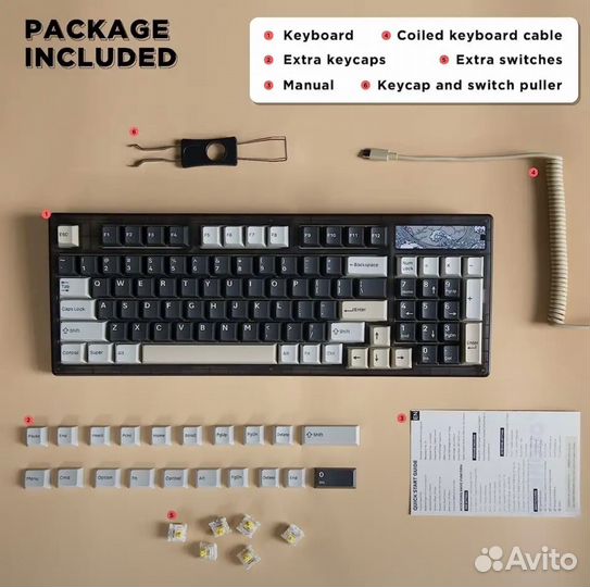 Механическая клавиатура keynovo if98