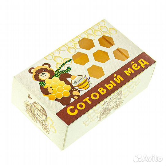 Коробка для сотового меда Мишка (20 шт)