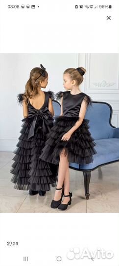 Платье для девочки 128-134