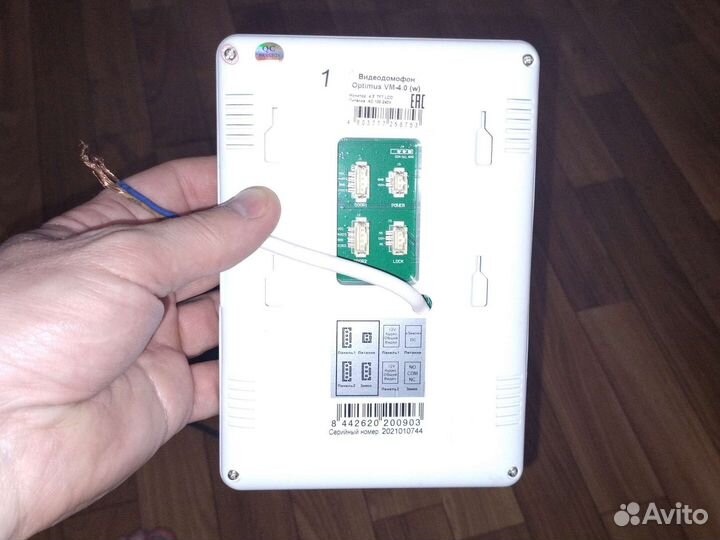 Видео домофон бу на запчасти