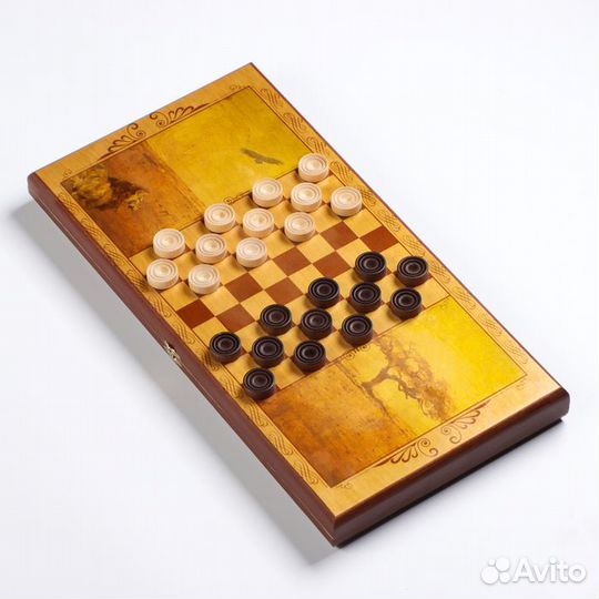 Нарды 'Лев', деревянная доска 50 х 50 см