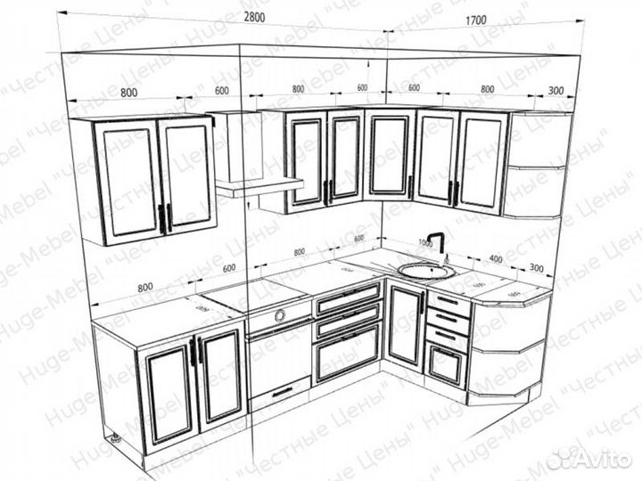 Кухня. Новый кухонный гарнитур