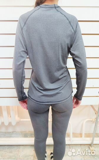 Термобелье ARS Windstoppe, Woman, серый/черный