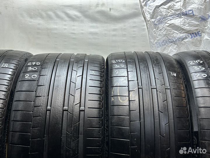 Continental SportContact 6 275/30 R20 и 245/35 R20