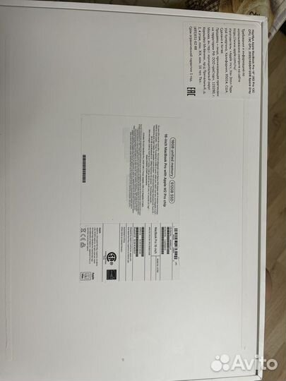 Macbook pro 16 m2 512 gb