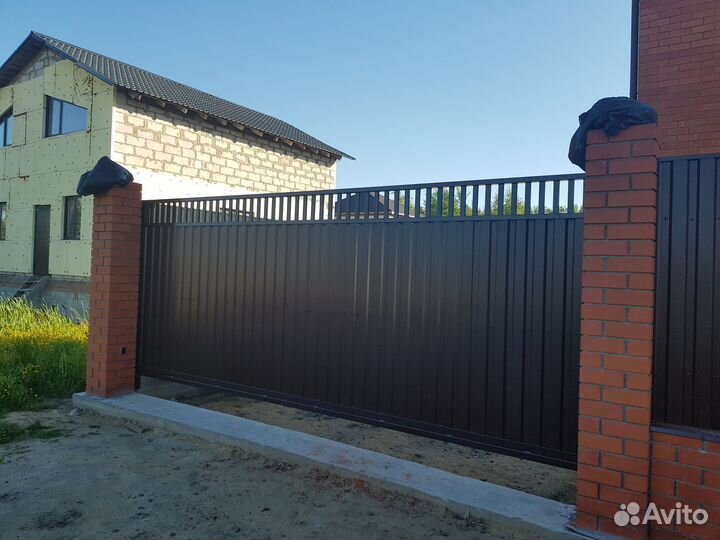 Откатные ворота под ключ