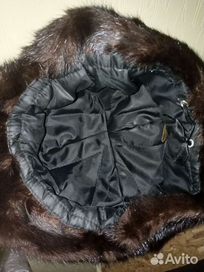 Норковая шапка женская