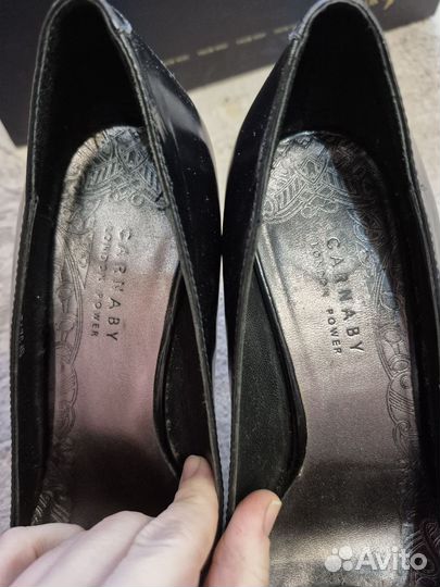 Туфли женские натуральная кожа 38 размер черные