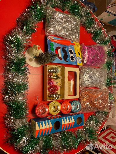 Елочные украшения из СССР
