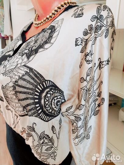 Блузка Италия Шёлк натуральный 48-52