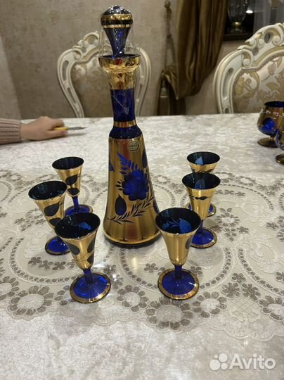 Графин хрустальный богемия