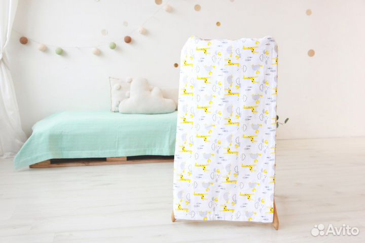 Муслиновые пледы и пеленки