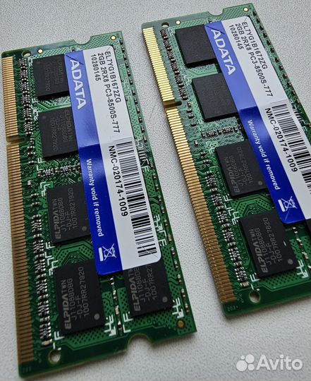 SO-dimm Adata DDR3 2GB 2RX8 PC3-8500S-777