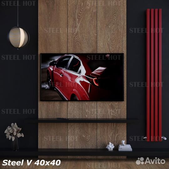 Дизайнерские радиаторы Steel Hot V 40x40