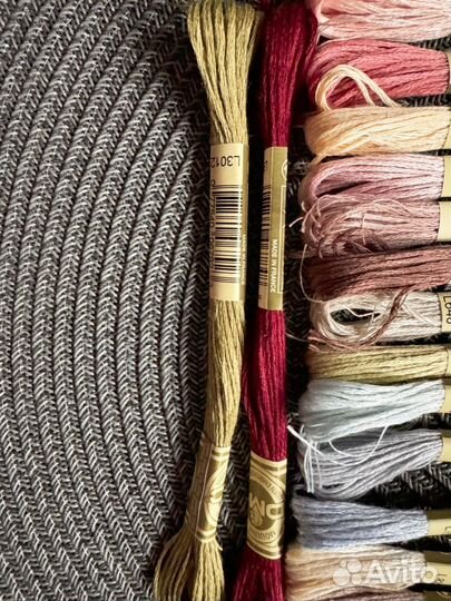 Мулине dmc. Лен. Эксклюзив 22 моточка по 8 метров