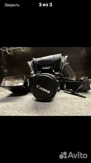 Зеркальный фотоаппарат canon