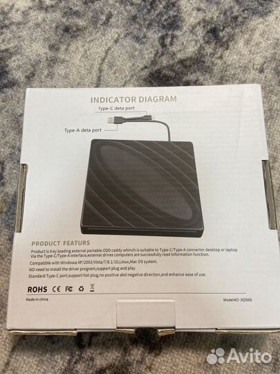 Внешний dvd cd привод