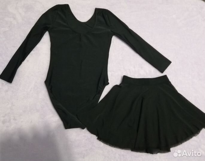 Купальник гимнастический и юбка