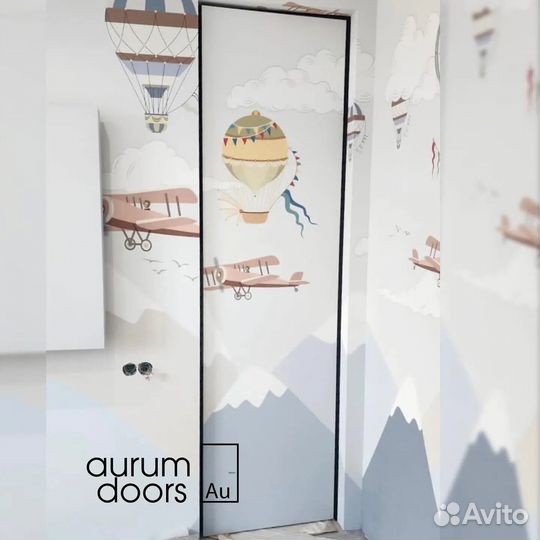 Скрытая дверь в размере