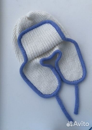 Шапка ушанка ручная работа