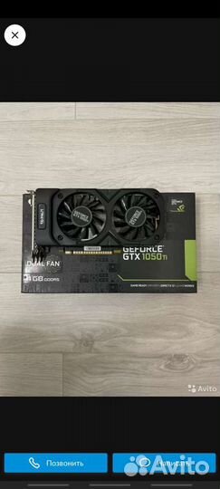 Видеокарта Palit 1050ti dual