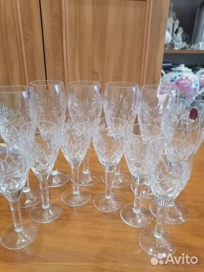Хрустальные фужеры