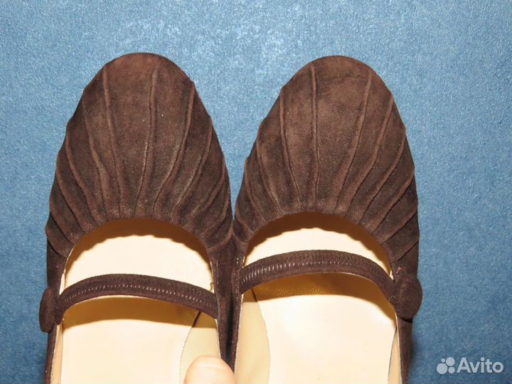 Туфли женские из замши р 39