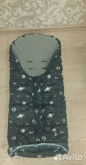 Зимний конверт мимими в прогулочную коляску