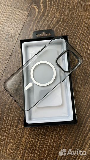 Чехол прозрачный на iPhone 14 pro max с MagSafe
