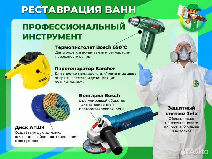 Реставрация ванны жидким акрилом в Пскове