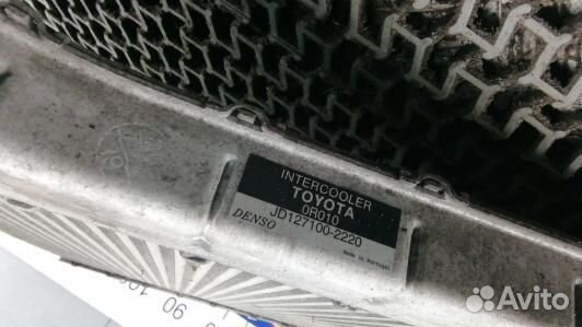 Радиатор интеркуллера toyota corolla verso 2 (6BR1