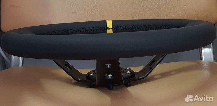 Спортивный руль под переходник с выносом