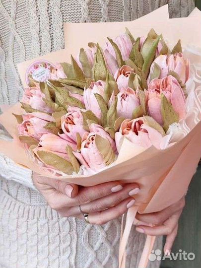 Букеты и цветы из зефира и шоколада в школу