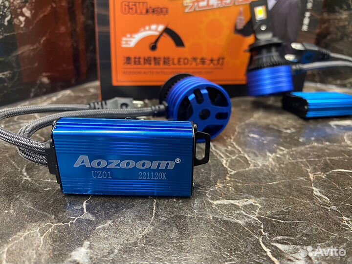 Светодиодные лампы H4 H7 Led Aozoom ALH-05 130W