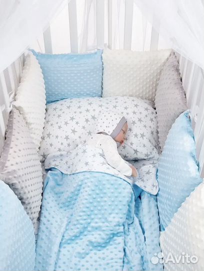 Бортики в детскую кроватку