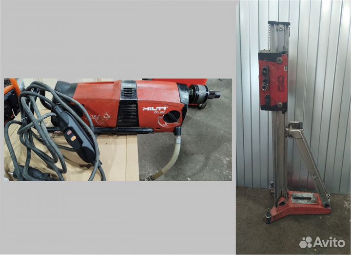 Аренда установки алмазного бурения бетона, Hilti