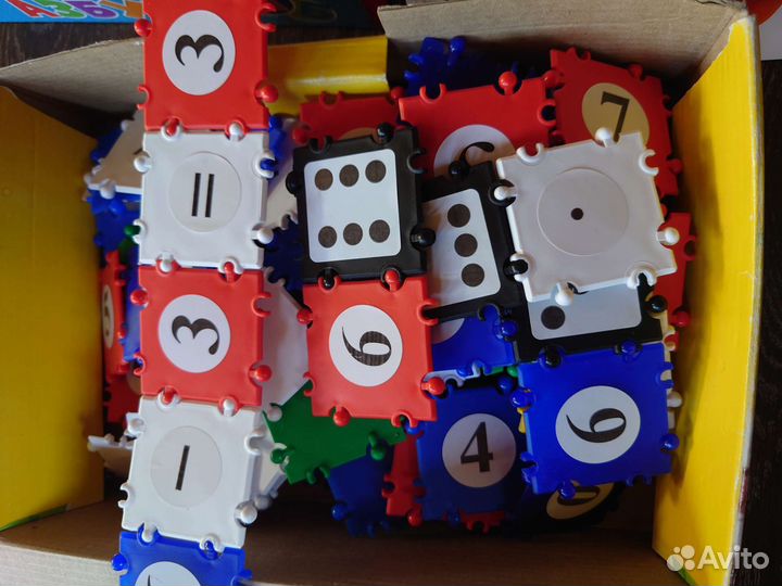 Тико арифметика, пазл азбука и карточки