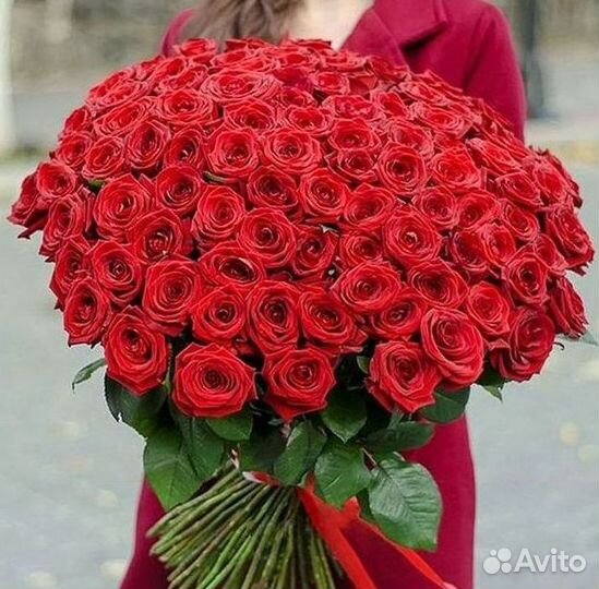 Высокие розы Букеты с доставкой