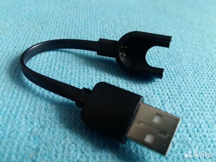USB Кабель для Зарядки Mi Band 2 (чёрный)