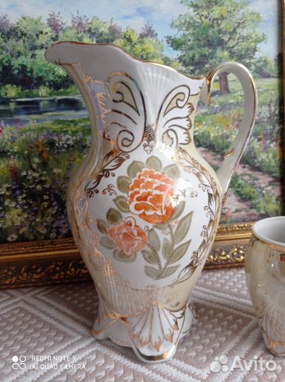 Фарфоровый кувшин СССР