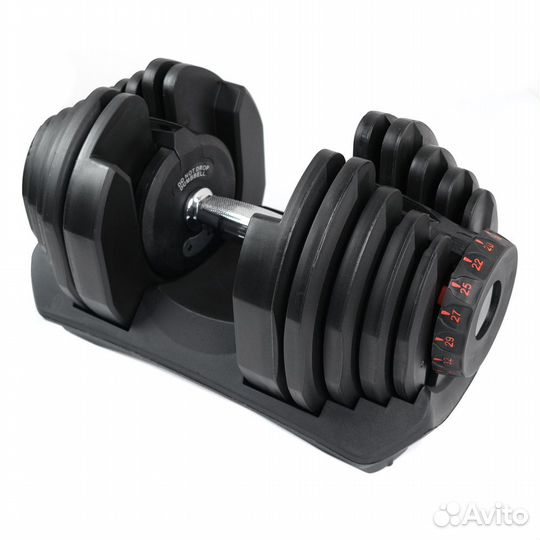Гантель с регулировкой веса LiveUp LS2315 (5-40 кг