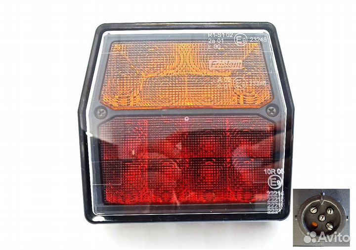 Фонарь задний на прицеп FT-222 LED мзса 12V Байоне