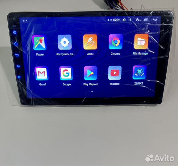 Магнитола 2 дин android 4/64гб IPS 4G 9“.Новая