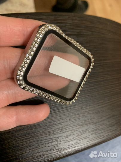 Алмазный чехол на Apple Watch 42 мм