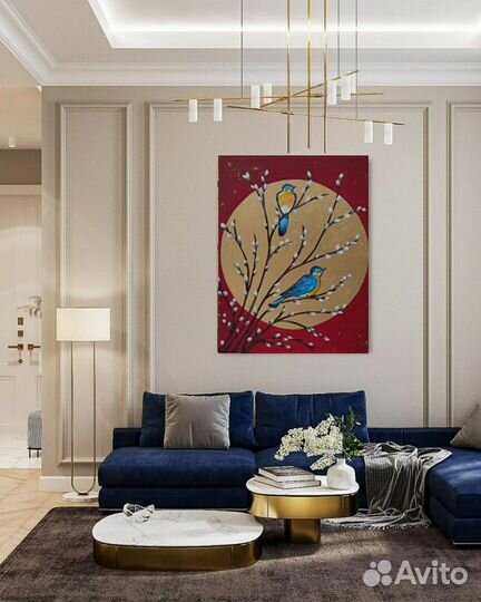 Картина акрилом на холсте