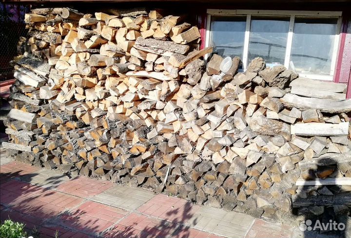 Дрова колотые сухие