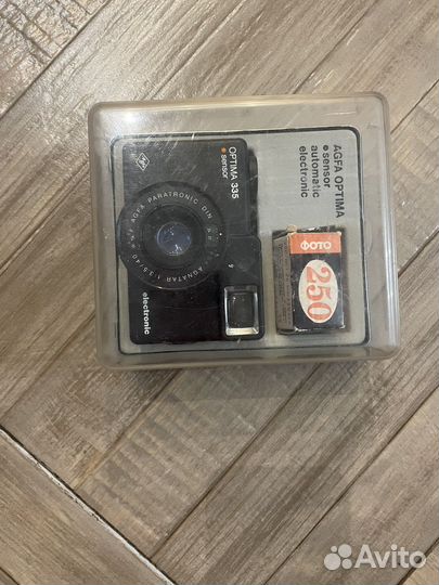 Плёночный фотоаппарат optima 335 с пленкой